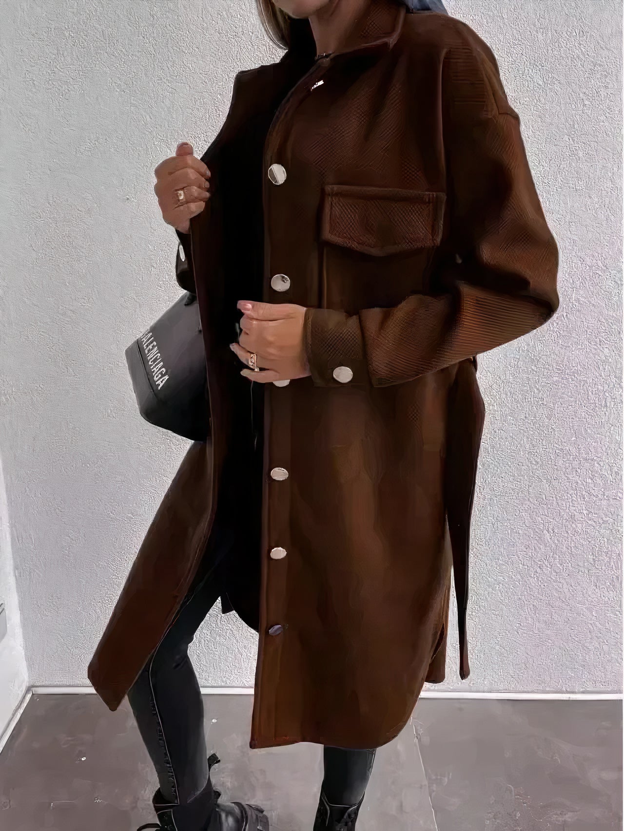 Remedios® | Long coat jacket for women - Image 3