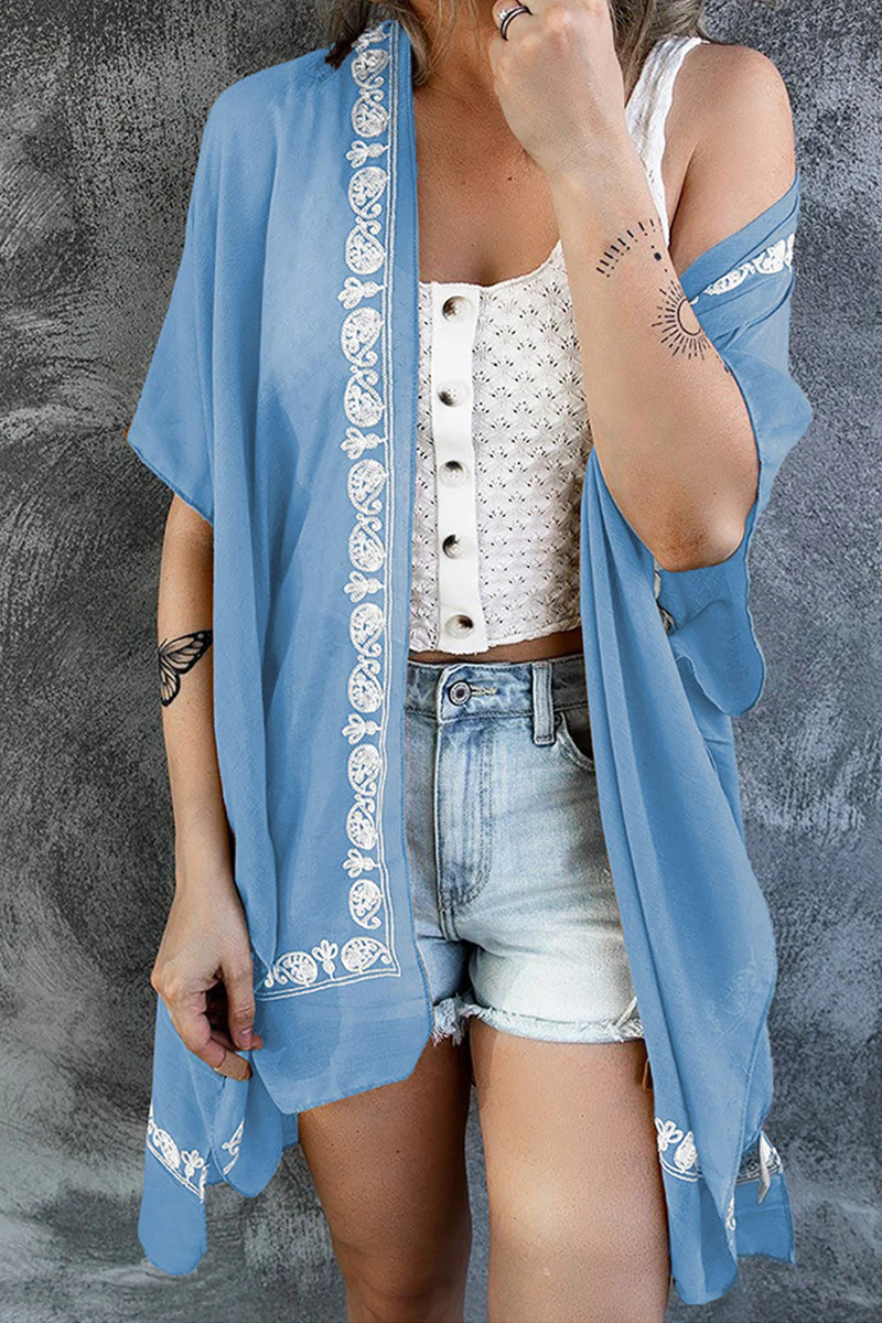 Renata® | Casual Short-Sleeved Lace Jacket - Image 2