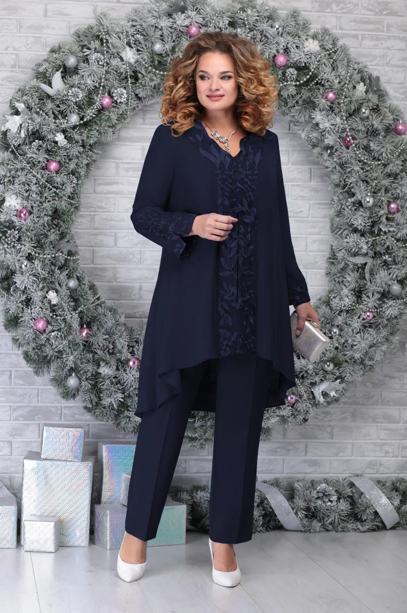 Renee® | 3 Piece Plus Size Embroidered Suit - Image 7