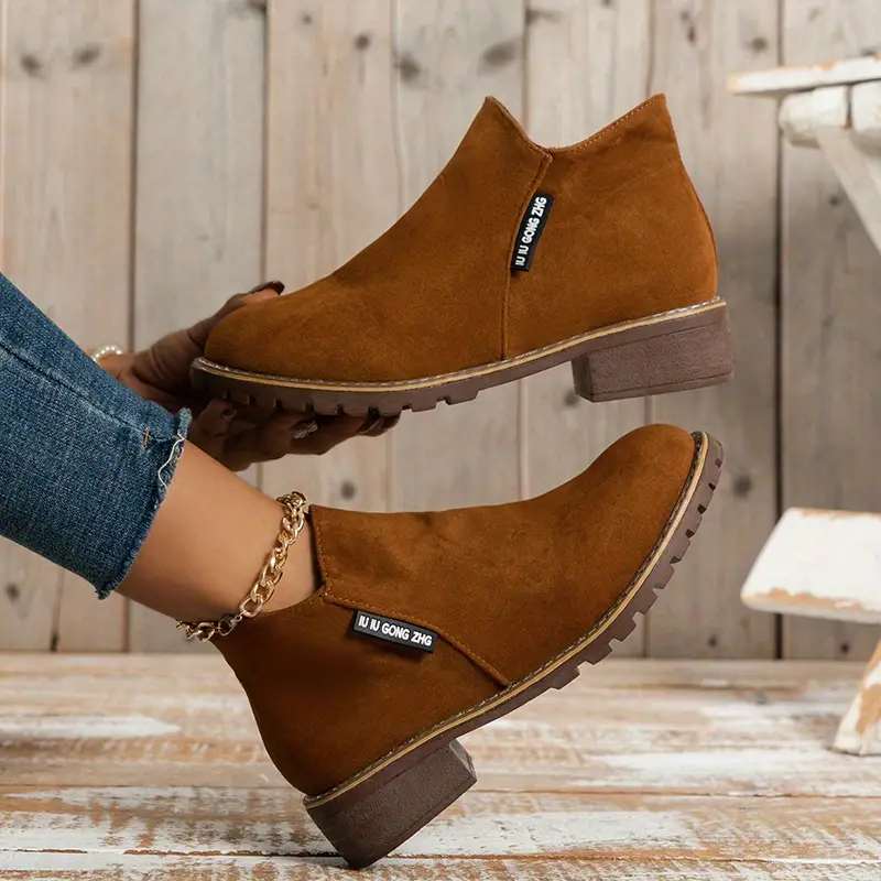 Reyes | Versatile flat bottom leather boot - Image 2