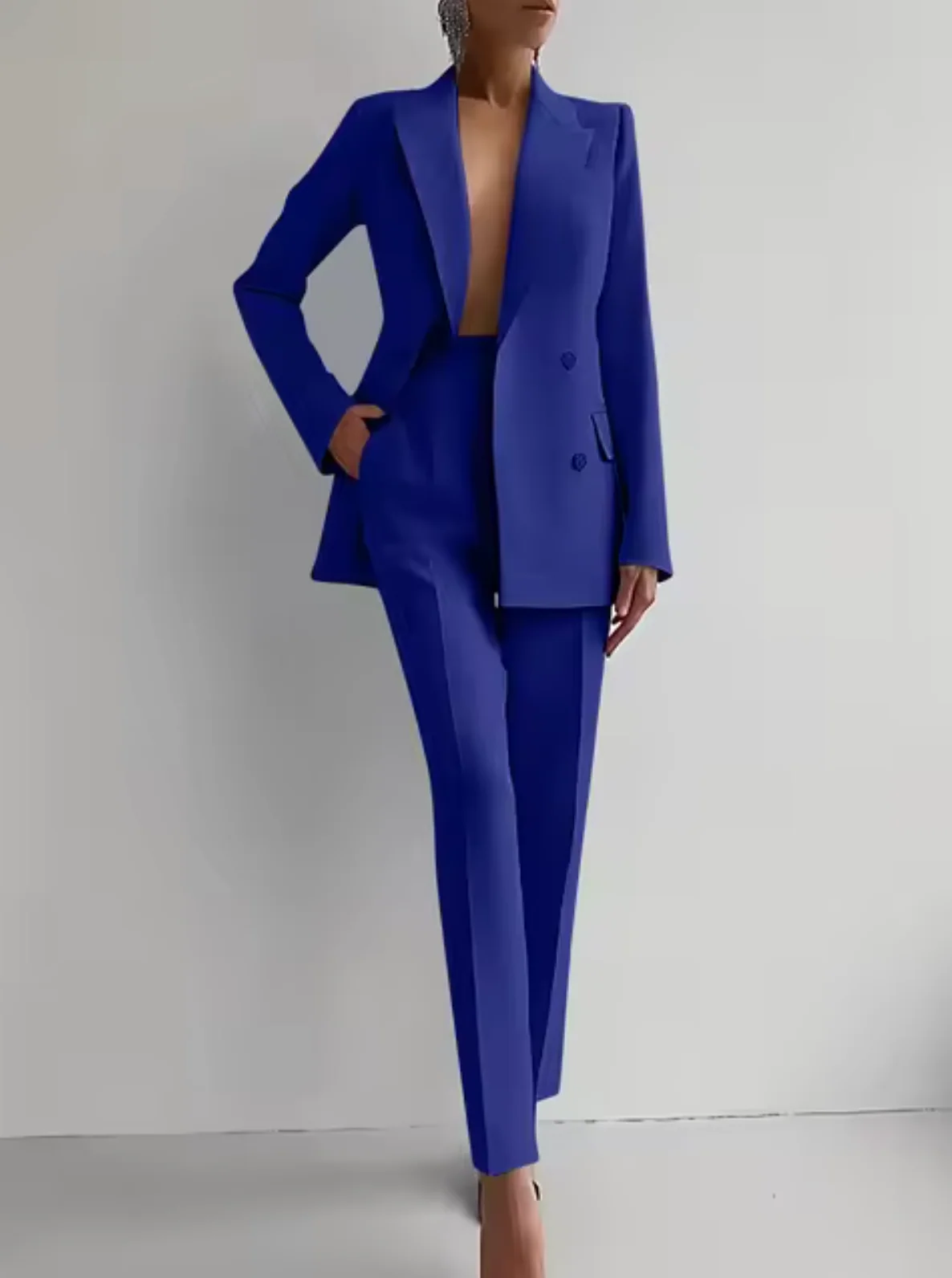 Rita | Blazer and pleated trousers set - Image 4
