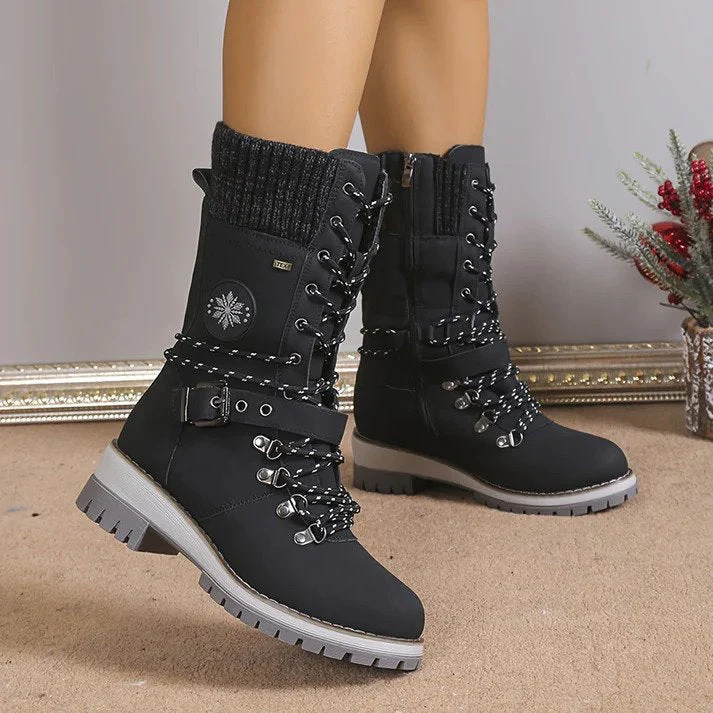 Rita | Fashionable high snow boots for women - Image 3