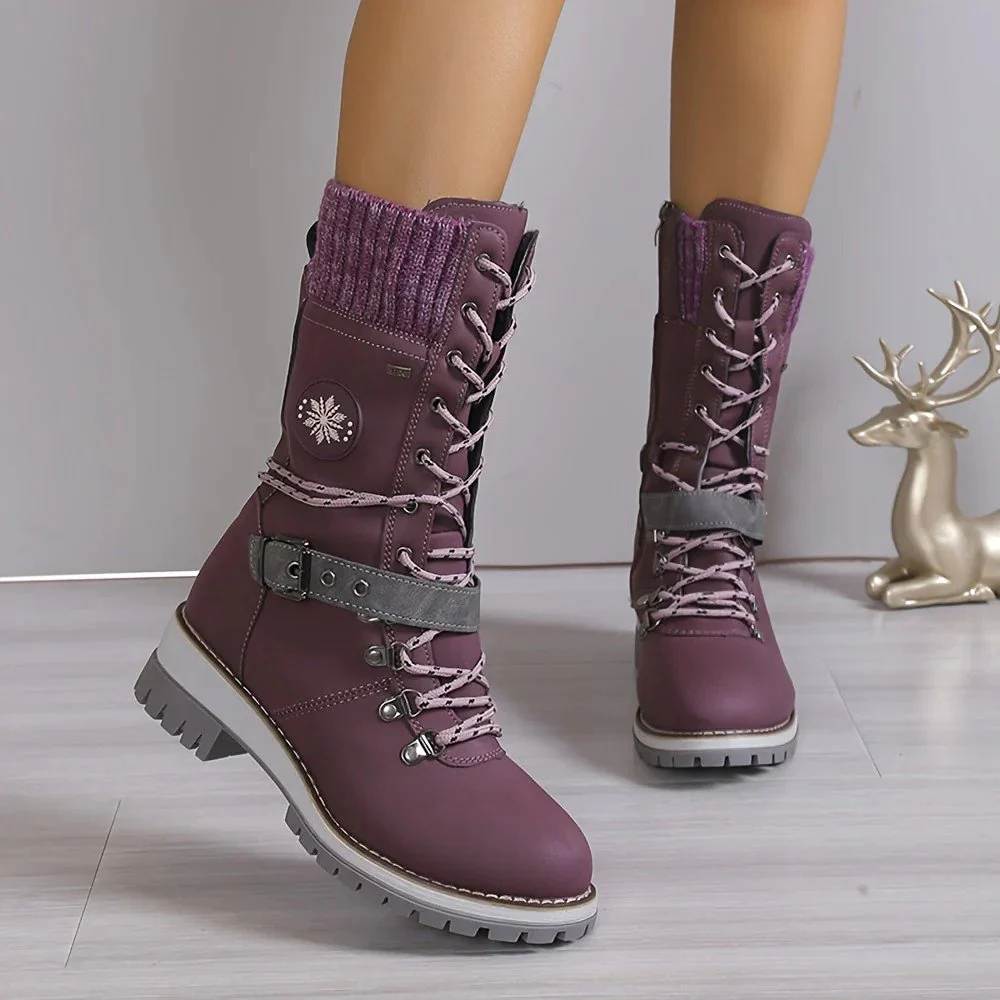 Rita | Fashionable high snow boots for women - Image 4