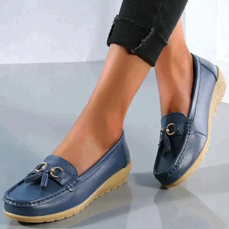 Rita® | Flat, Slip-On Leather Hiking Shoes - Image 10