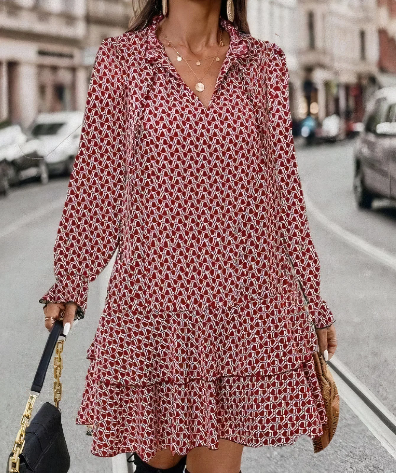 Rita® | Ruffled Dress With Wide Sleeves - Image 3