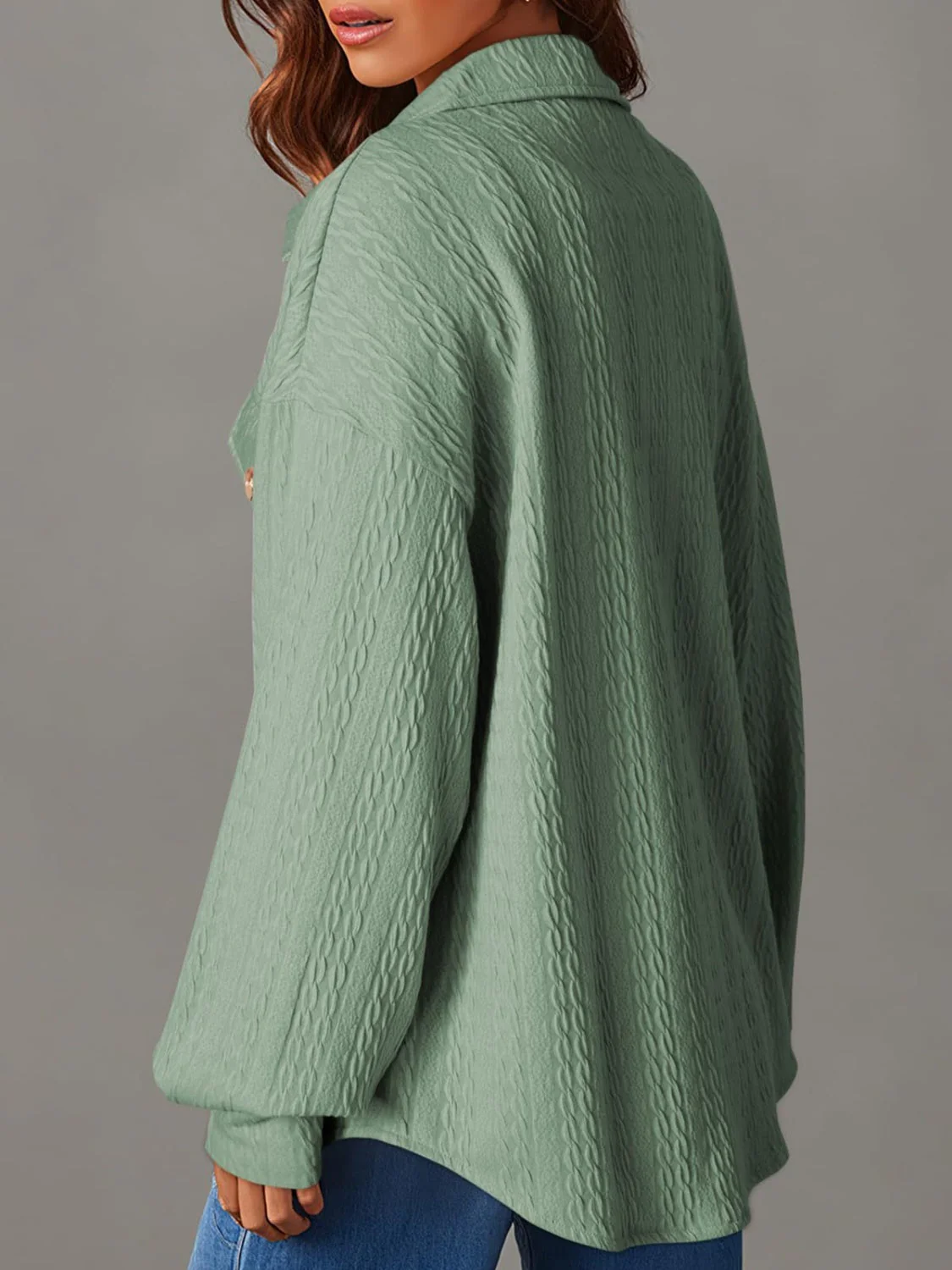 Rita | Structured long-sleeved jacket with button placket - Image 14