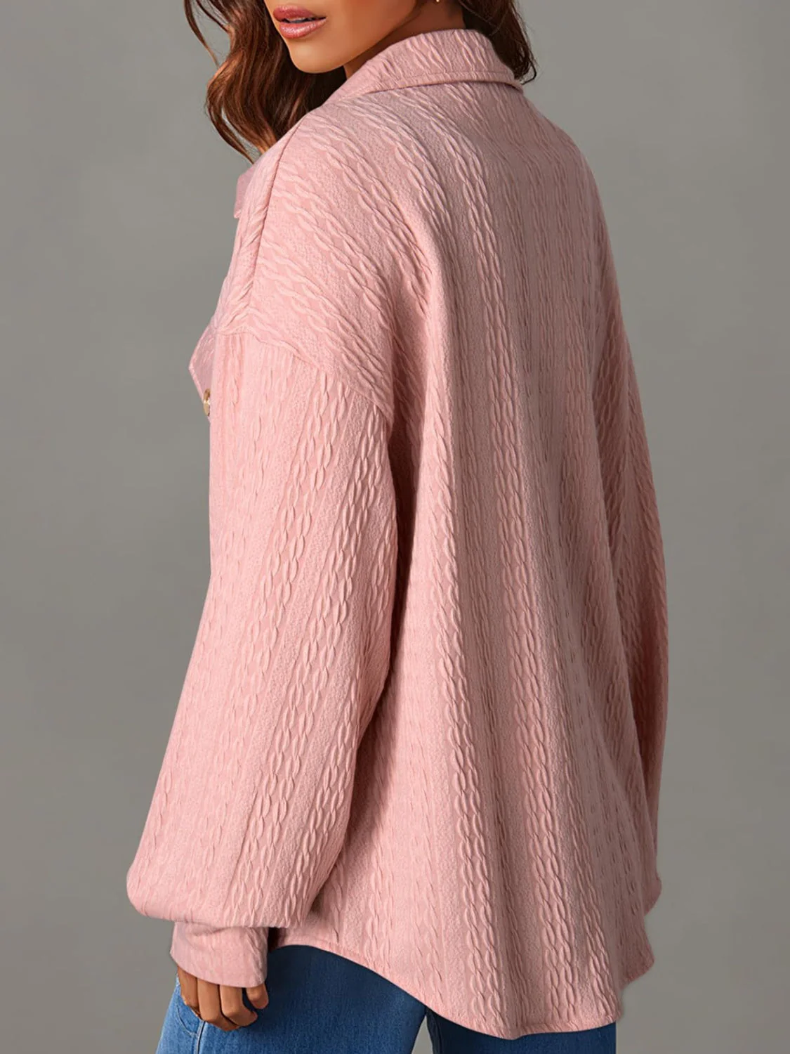 Rita | Structured long-sleeved jacket with button placket - Image 19