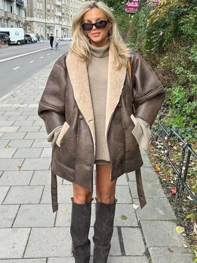 Rita | WINTER LEATHER JACKET - Image 5