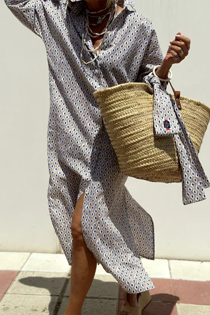 Rocío® | Casual Striped Shirt Blouse - Image 10