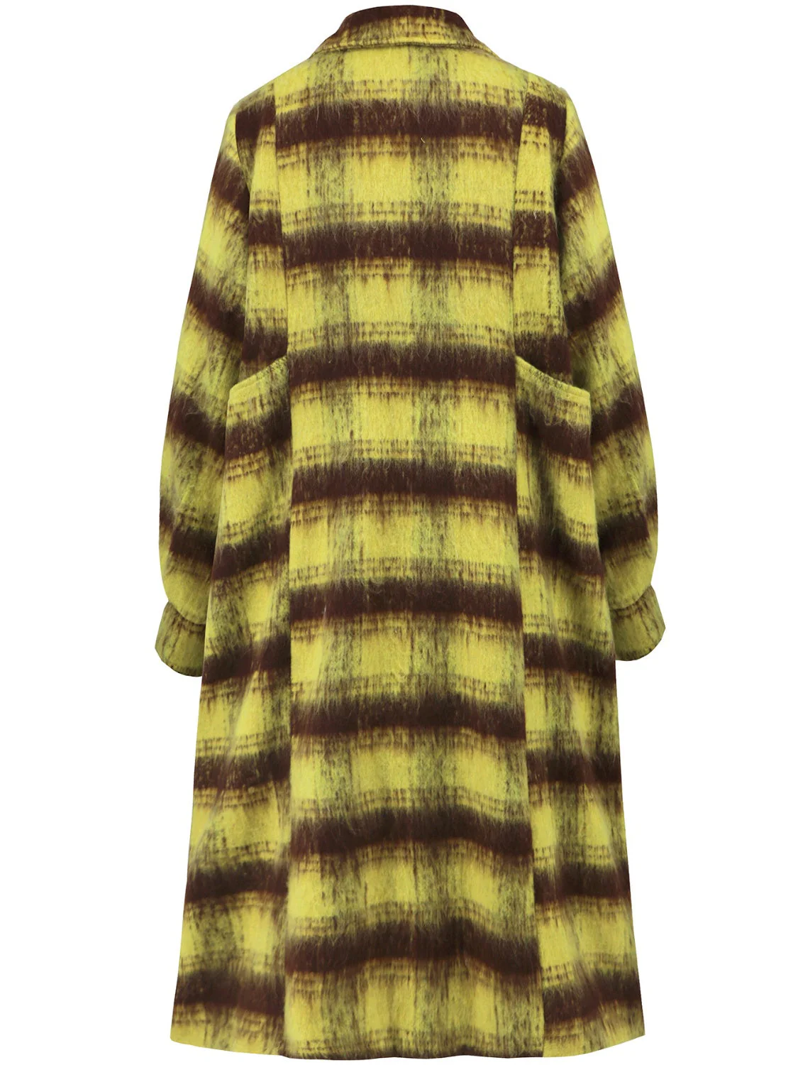 Rocio | Contrasting double breasted long sleeve coat - Image 7