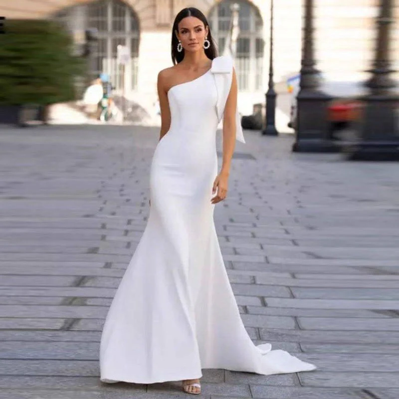 Rocío® | Fashion Fishtail Elegant Wedding Dress Slimming Shoulder - Image 4