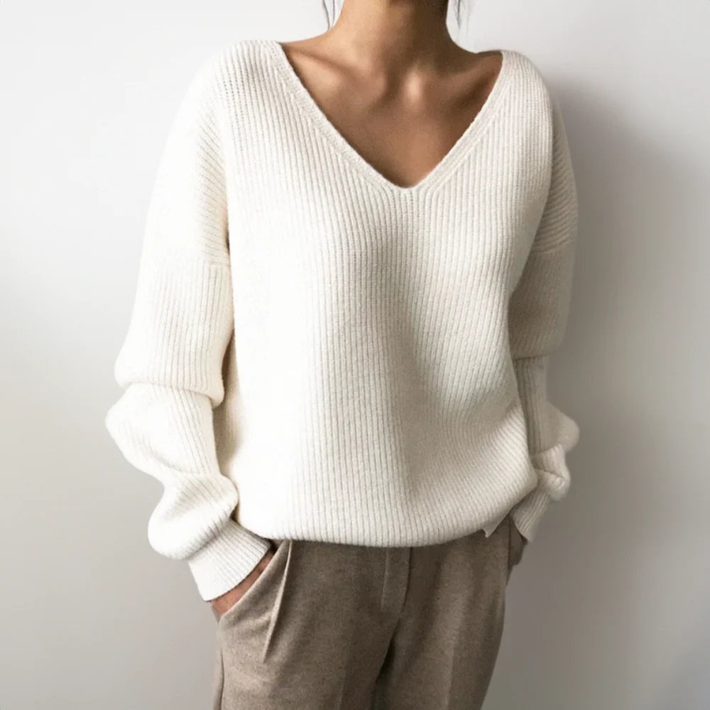 Rocio | Soft layered knit sweater - Image 4