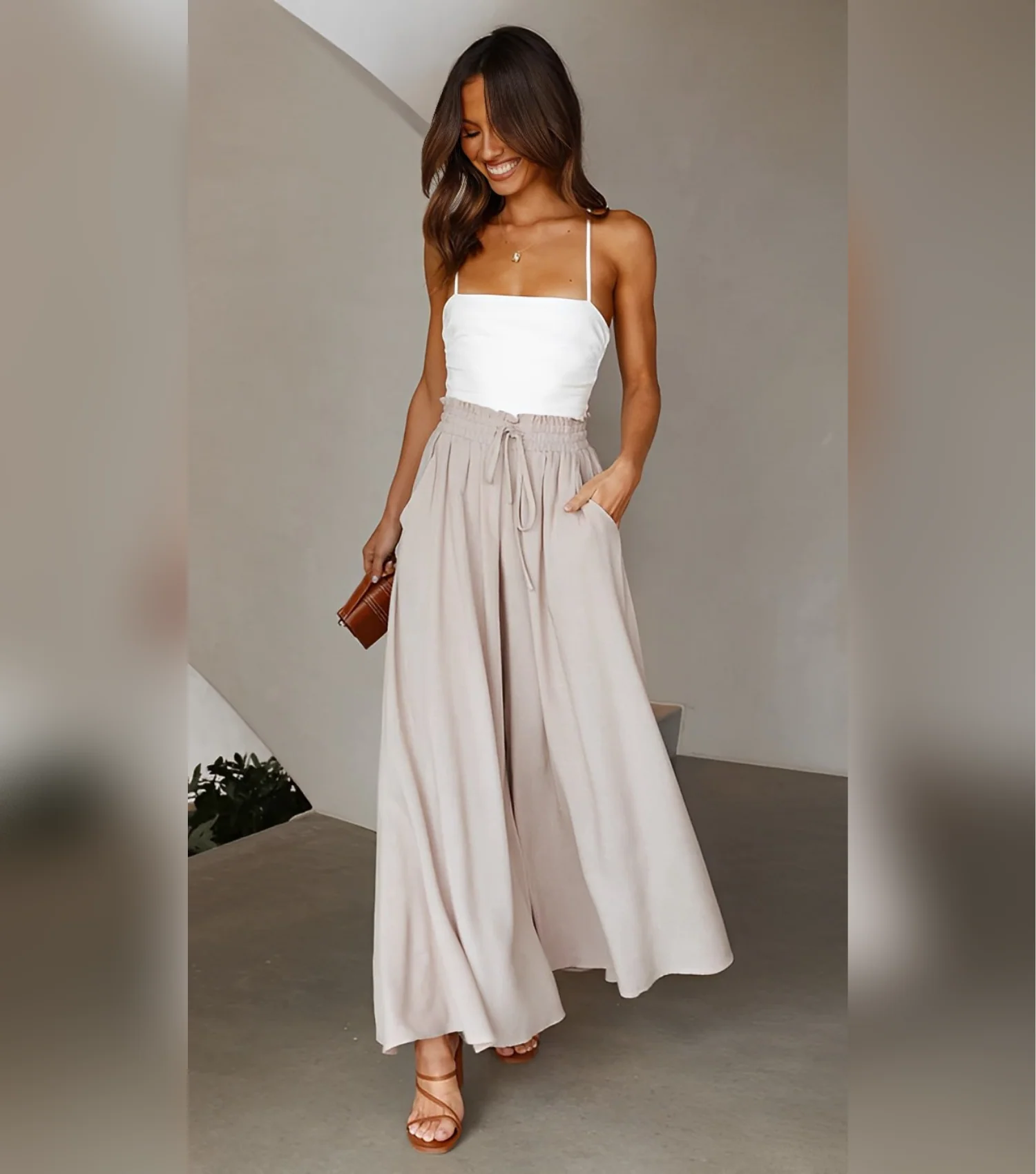 Rocío® | Wide Leg Loose High Waist Pants - Image 6