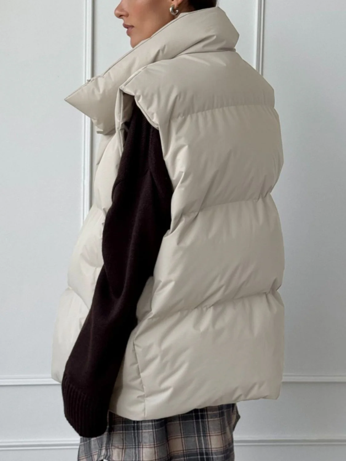 Rocio | Zip-up turtleneck sweater - Image 3