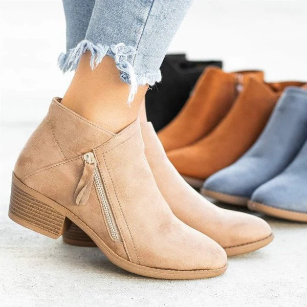 Romina | Fashionable suede boots for autumn. - Image 3
