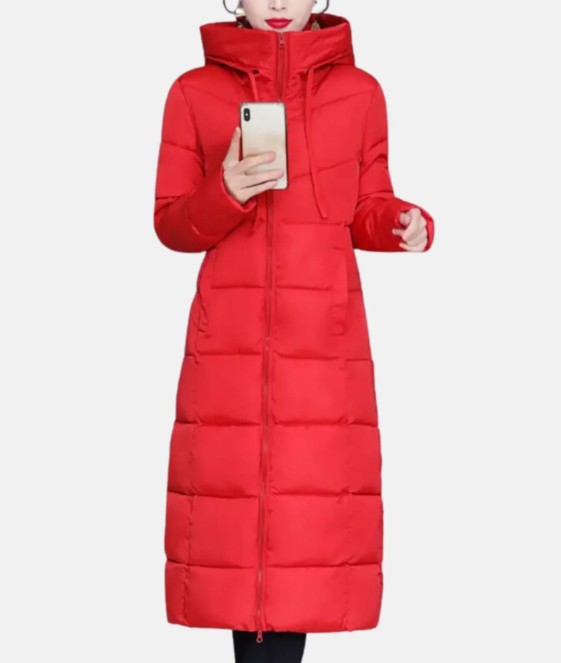 Romina | Long winter coat for women - Image 2