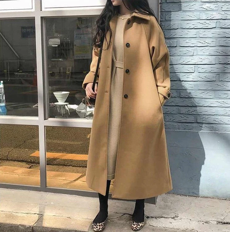Romy | Elegant long coat - Image 2