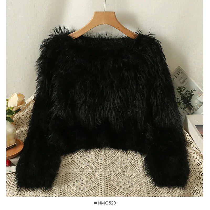 Romy | Soft knitted sweater with long sleeves for women - Image 2