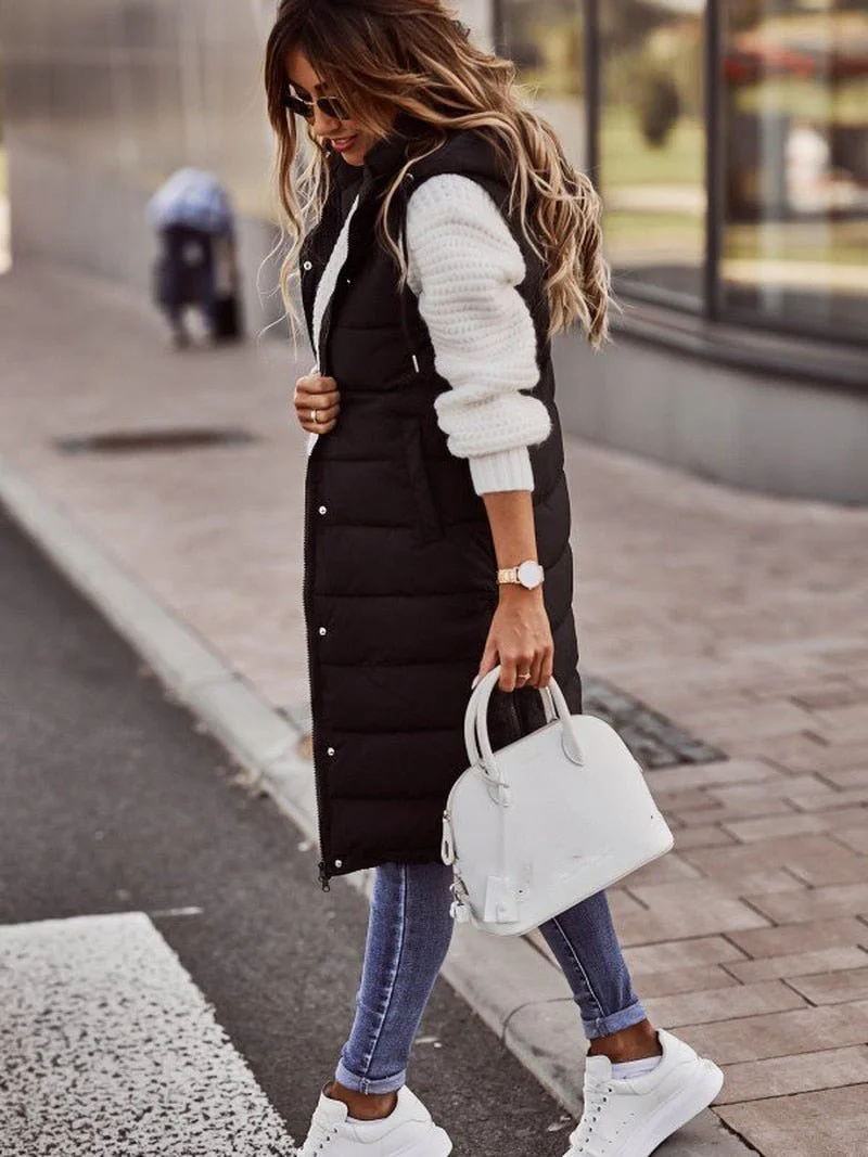 Rosalía | Padded knee-length vest - Image 2