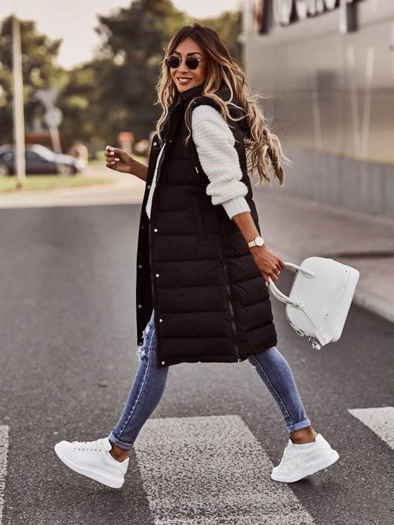 Rosalía | Padded knee-length vest - Image 4