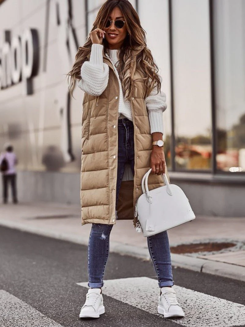 Rosalía | Padded knee-length vest - Image 5