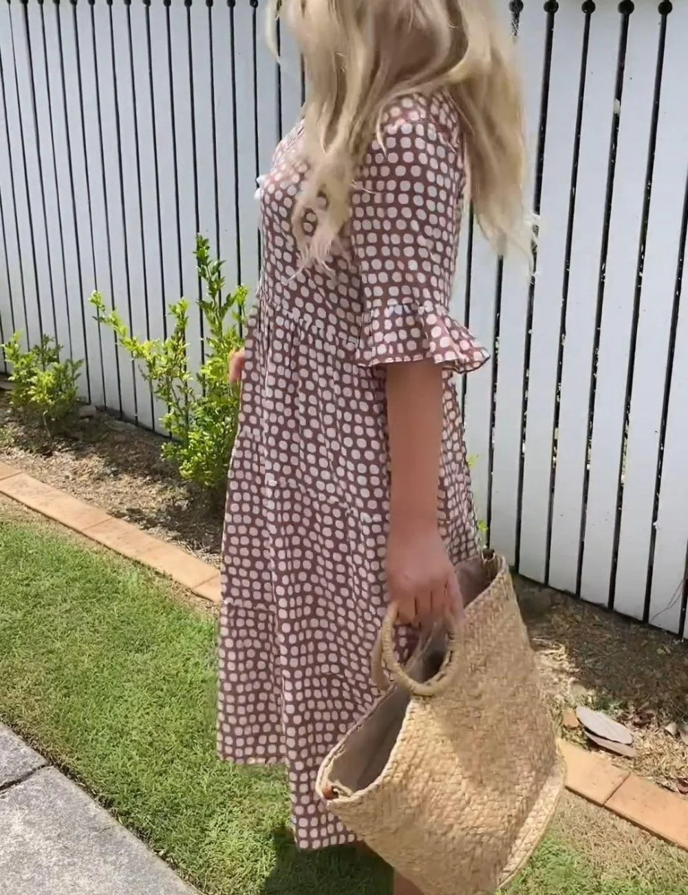 Rosalía® | Short-Sleeved Midi Dress With A Round Neckline - Image 2