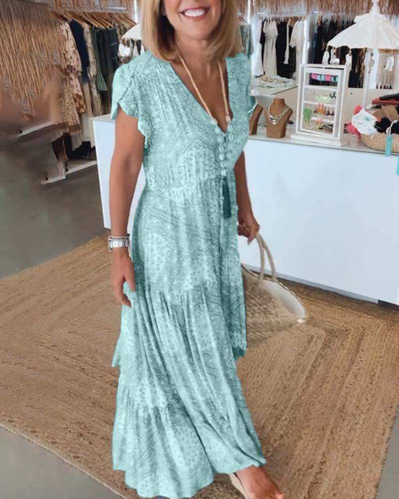 Rosalie® | Holiday Dress With Slit - Image 12