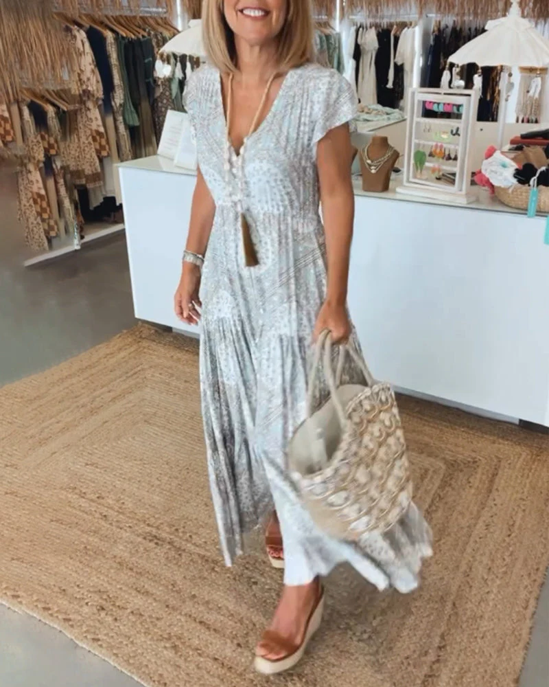 Rosalie® | Holiday Dress With Slit - Image 2