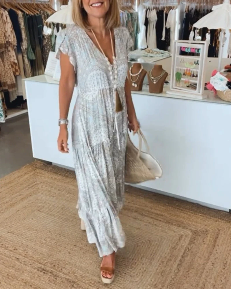 Rosalie® | Holiday Dress With Slit - Image 5