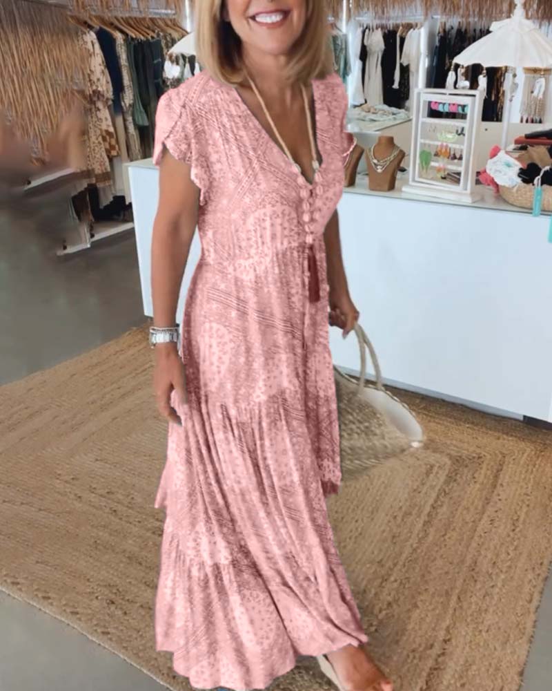 Rosalie® | Holiday Dress With Slit - Image 7