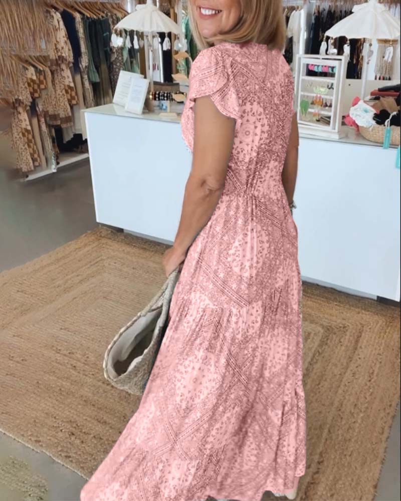 Rosalie® | Holiday Dress With Slit - Image 9
