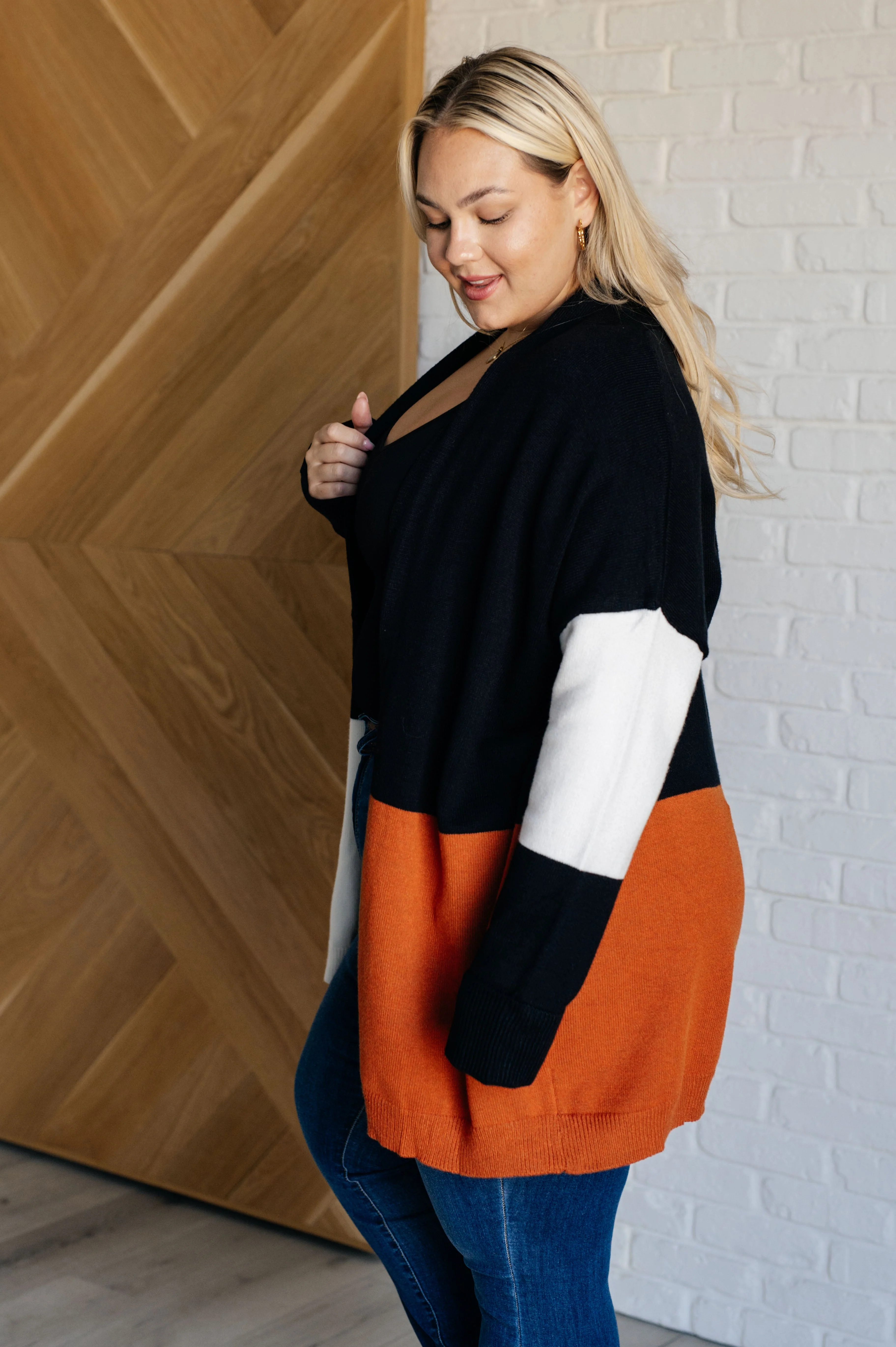 Rosanna | Writer's block cardigan with an open front - Image 5