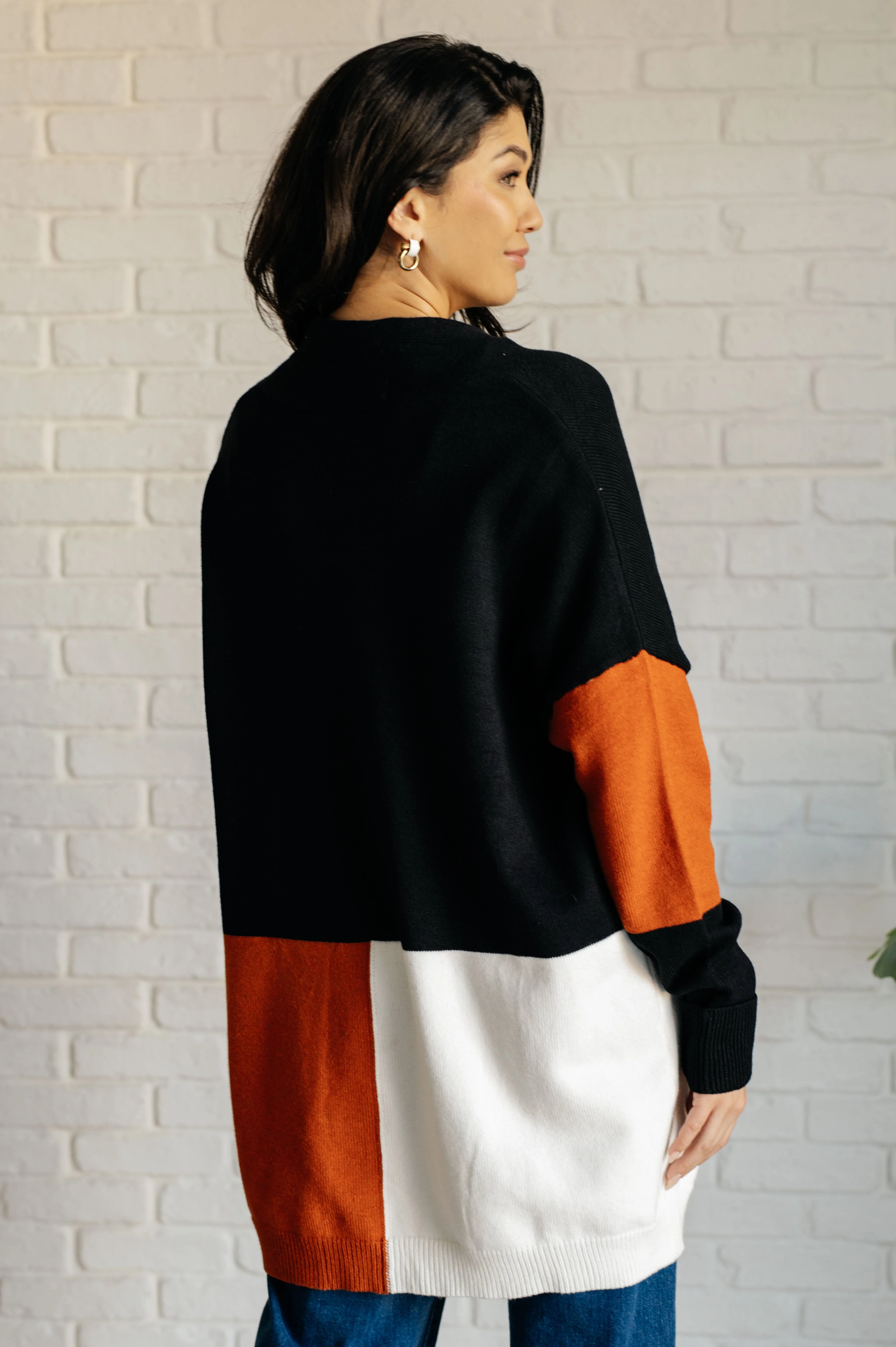 Rosanna | Writer's block cardigan with an open front - Image 8