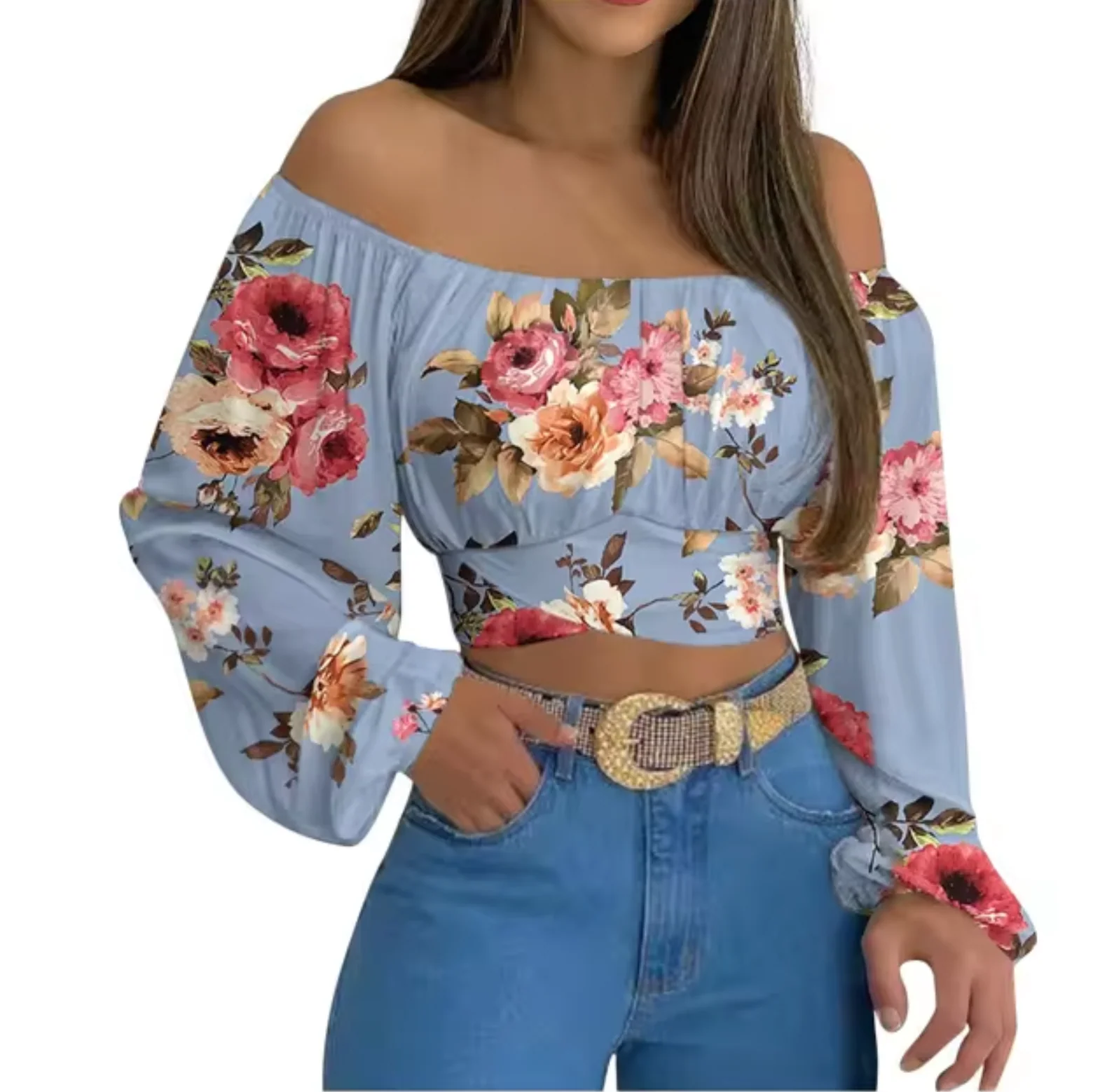 Rosella® | Off-The-Shoulder Crop Top - Image 8
