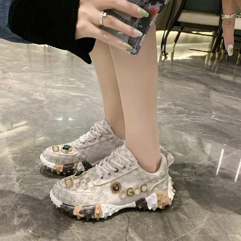 Rosemary® | High Quality Rhinesneakers Rhinestone Sneakers - Image 3