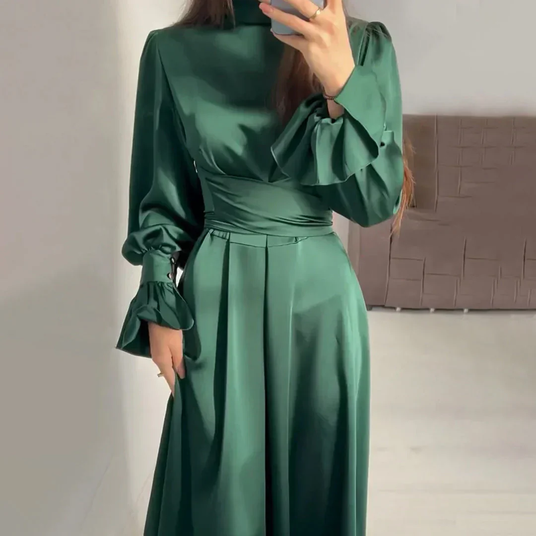 Rubí® | Elegant And Chic Dress With Waistband - Image 2