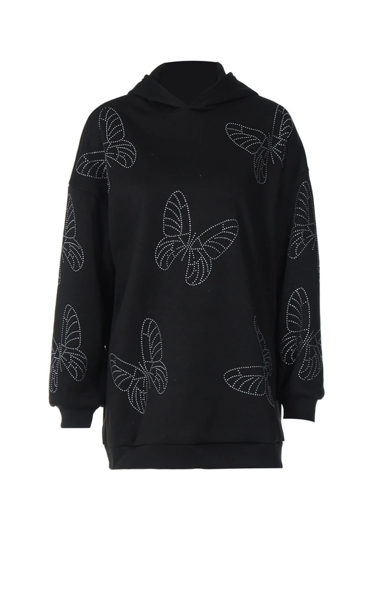 Sabine | Butterfly Hot Drilling Hoodie - Image 13
