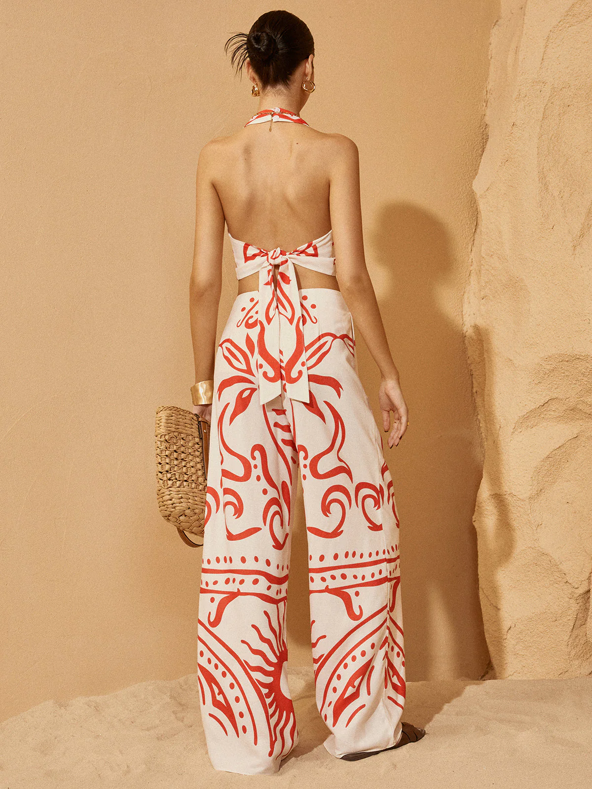 Sabrina® | Back Cut-Out Trouser Suit Combination - Image 3