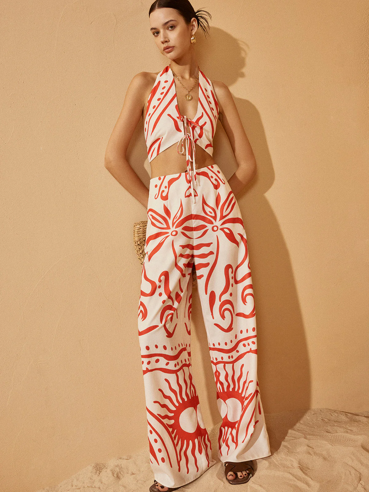 Sabrina® | Back Cut-Out Trouser Suit Combination - Image 4