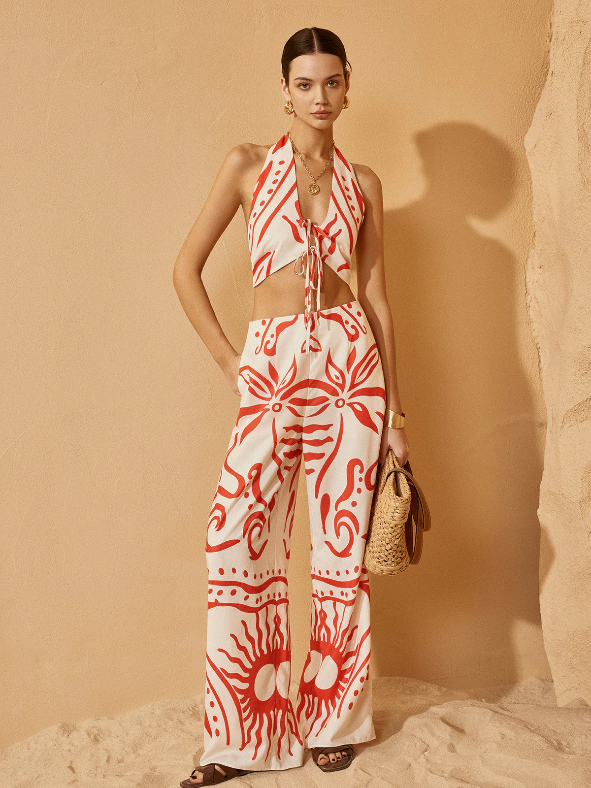 Sabrina® | Back Cut-Out Trouser Suit Combination - Image 6