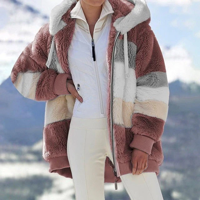 Sabrina | Fleece jacket with hood - Image 4
