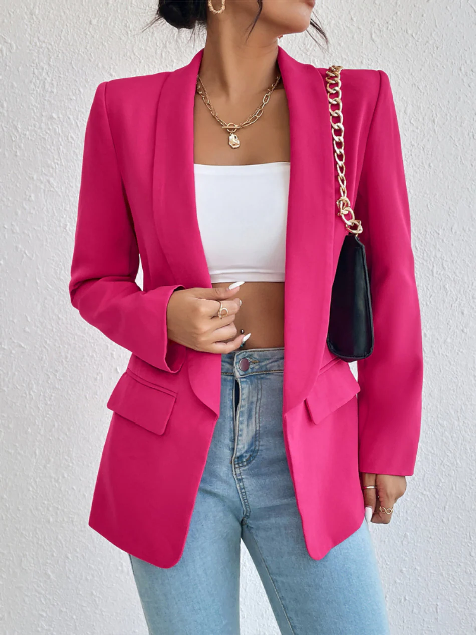 Sally® | Solid color women's blazer - Image 4