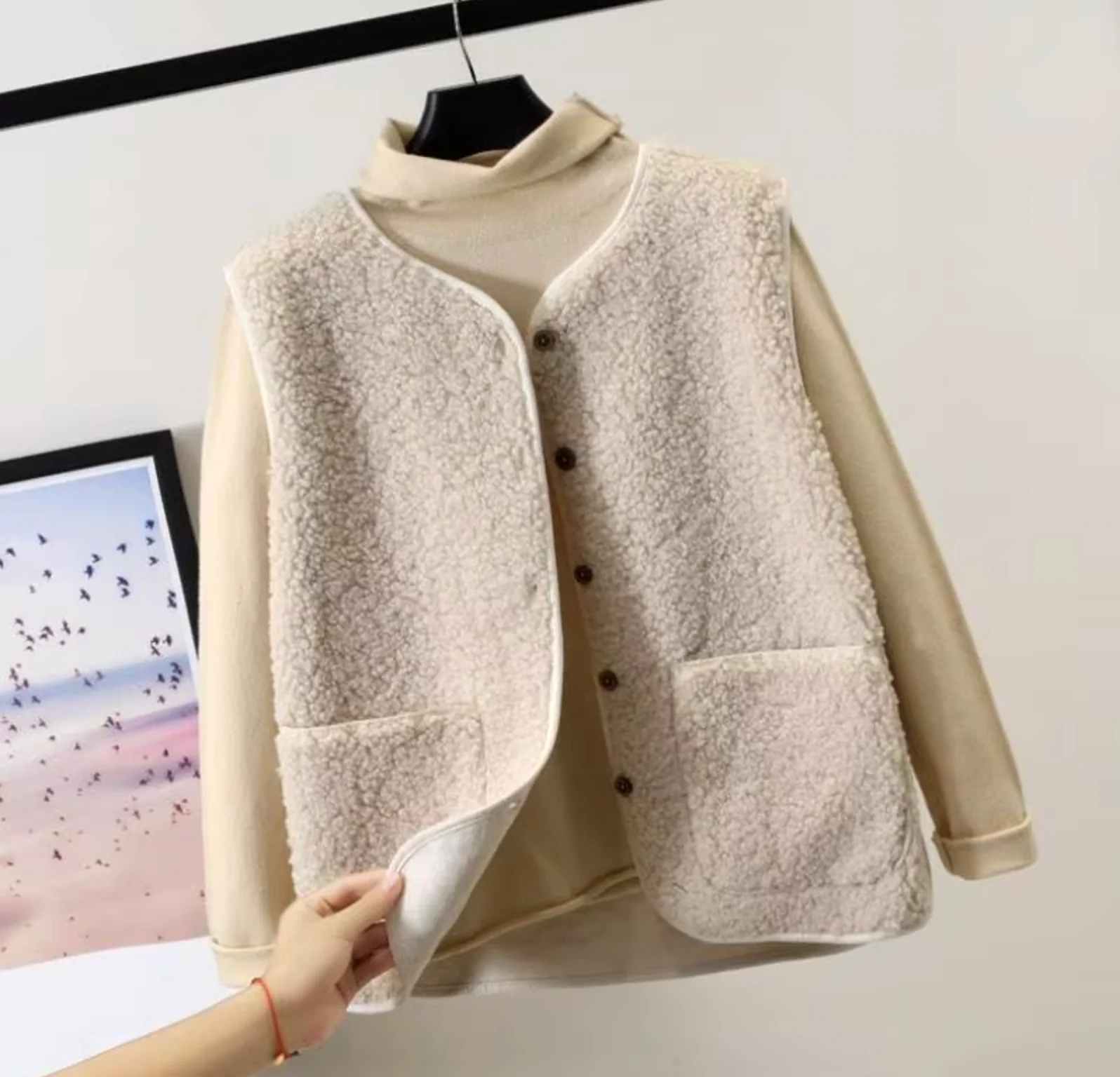 Salma | Winter fleece vest - Image 2