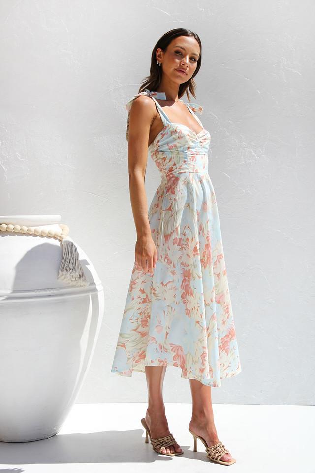 Salomé® | Printed Midi Dress With Straps - Image 5