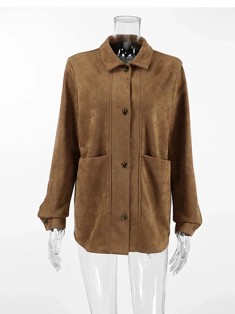 Samanta | Elegant brown jacket for women - Image 6
