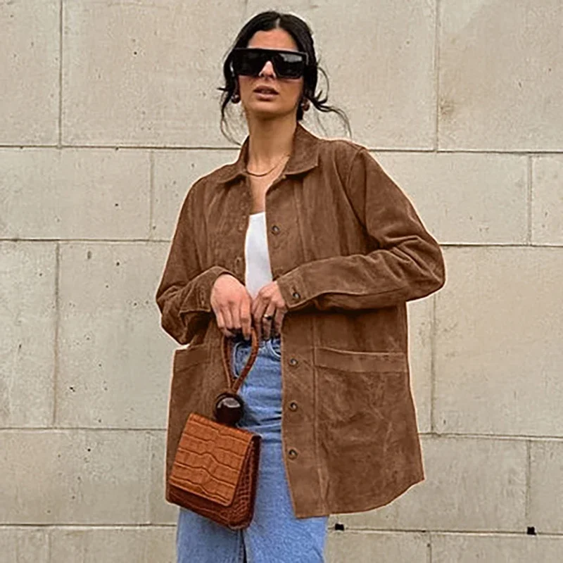 Samanta | Elegant brown jacket for women - Image 7