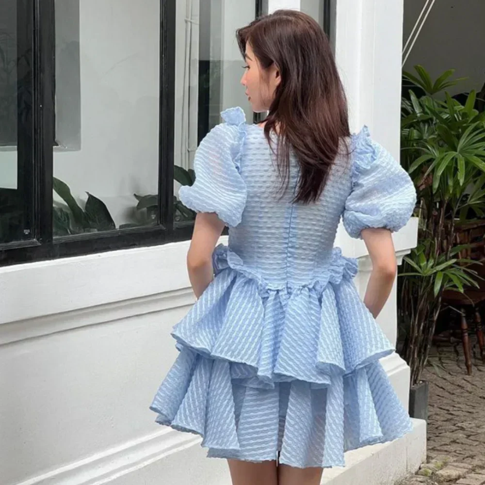 Samanta® | Polyester Blue And White Summer - Image 4
