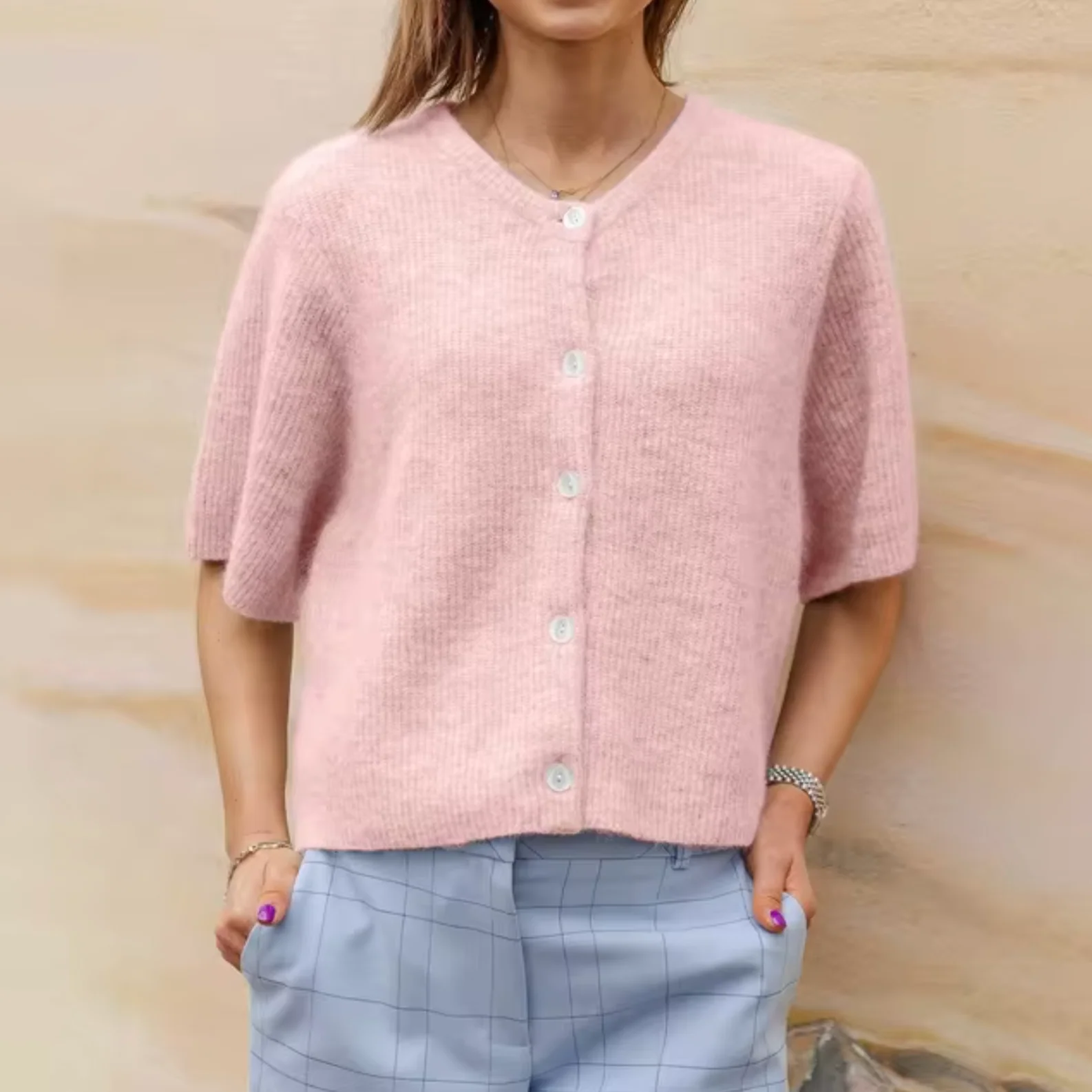 Samanta | Short sleeve cardigan - Image 7