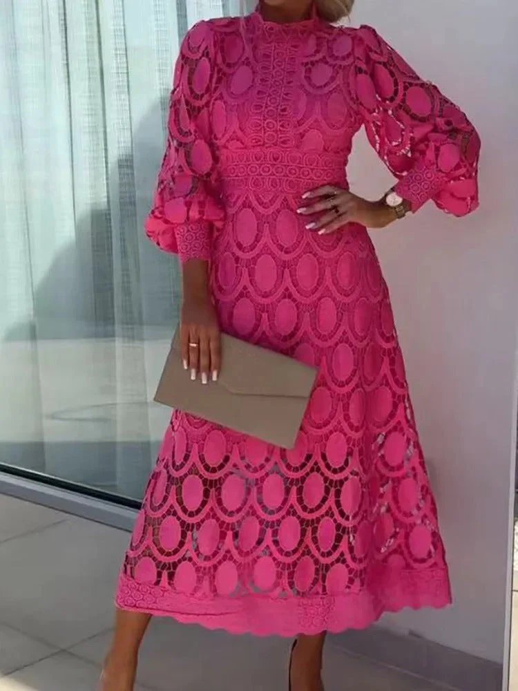 Samantha® | Elegant Lace Dress - Image 2