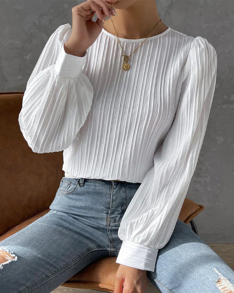 Sandra® | Blouse With Lantern Sleeves - Image 3